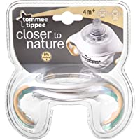 Los mejores  - Pack de 2 asas de biberón Tommee Tippee Closer to Nature verde Green-Peach